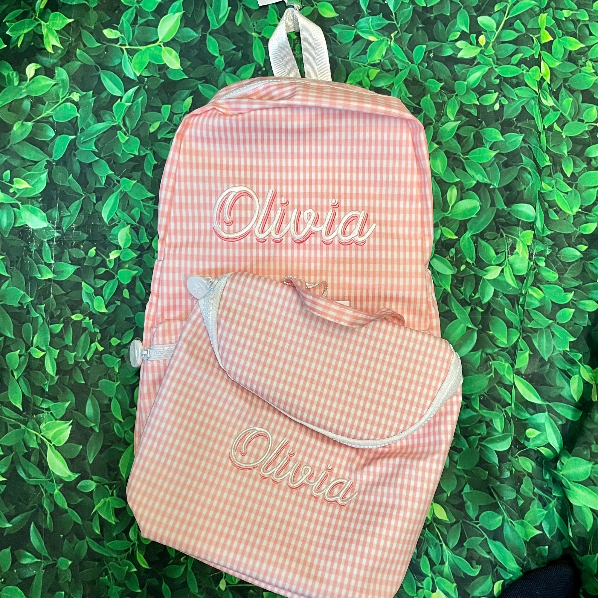 Gingham Backpack by TRVL