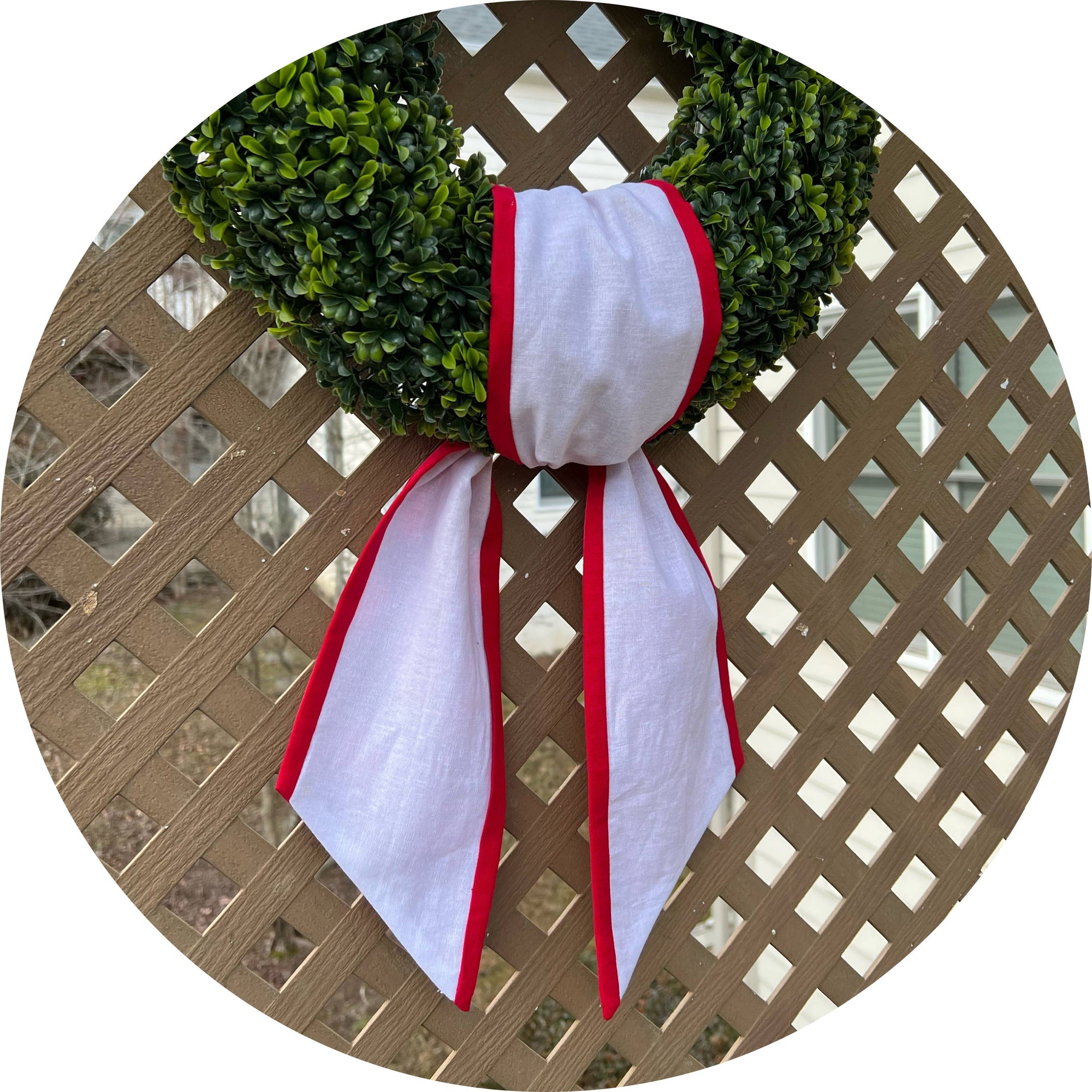 Two Color Linen Sash 54"