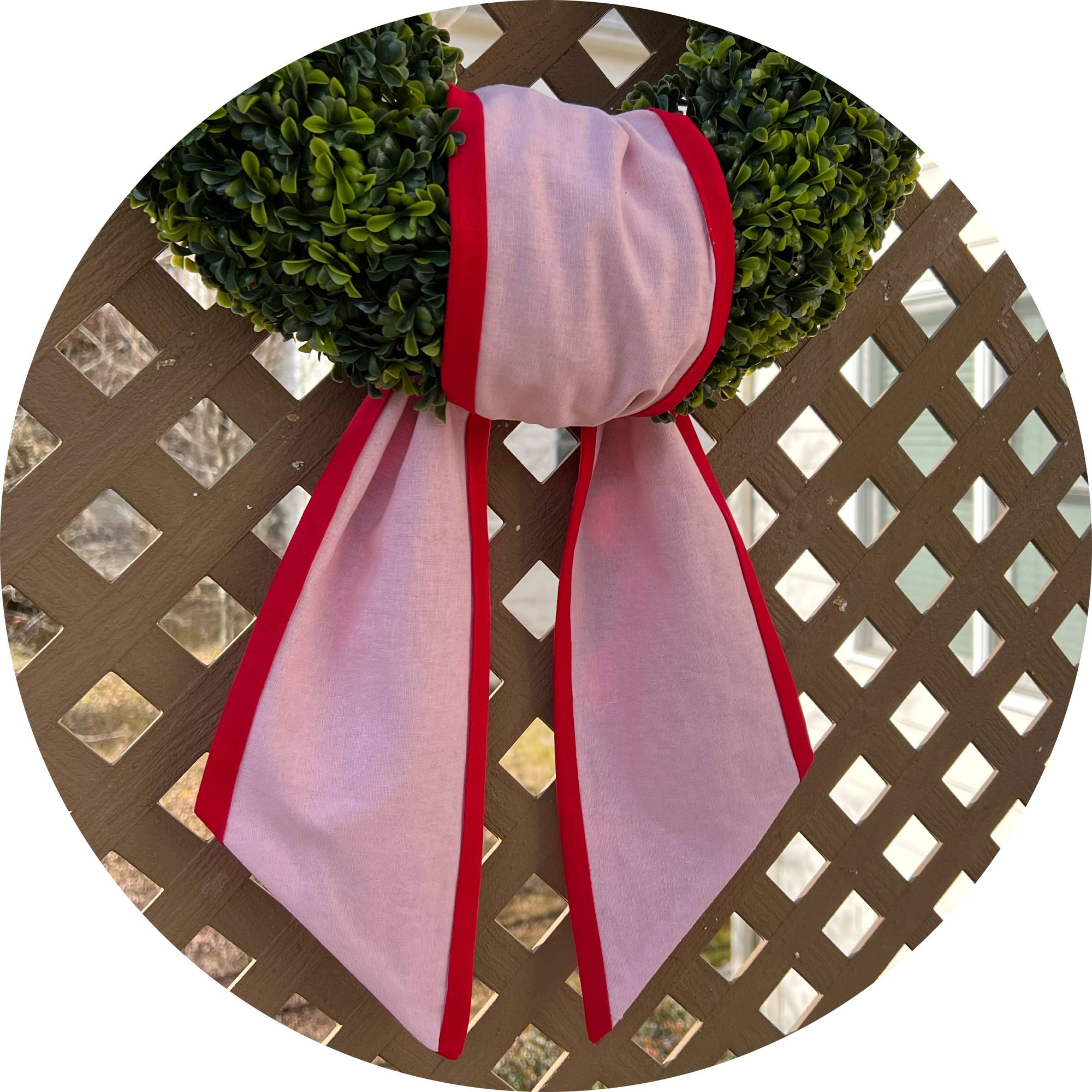 Two Color Linen Sash 54"