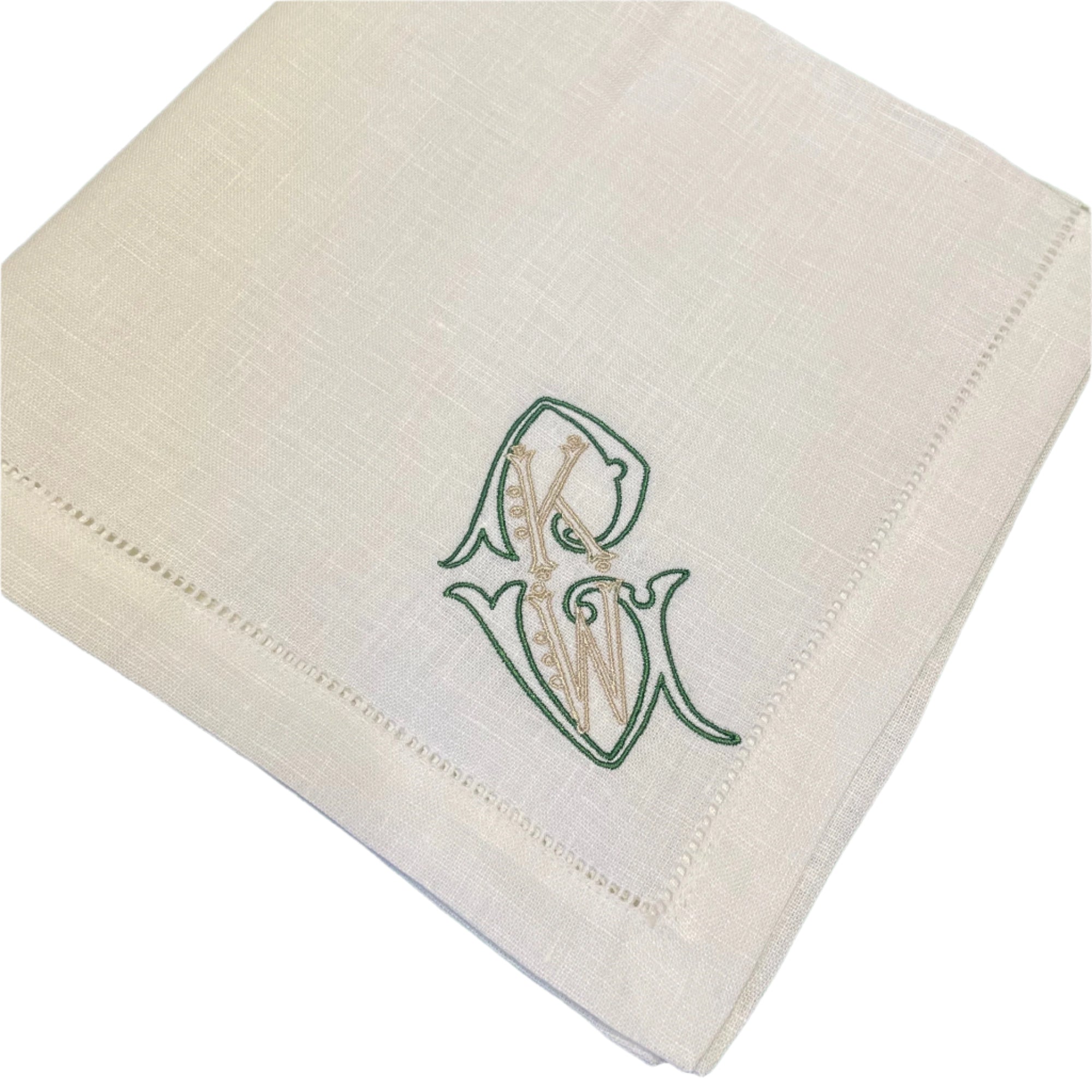 Festival Hemstitch Linen Dinner Napkin-- 101 Colors Available