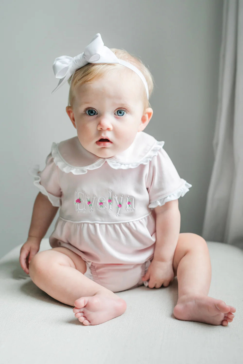 Council Girls Pima Cotton Bubble- Light Pink