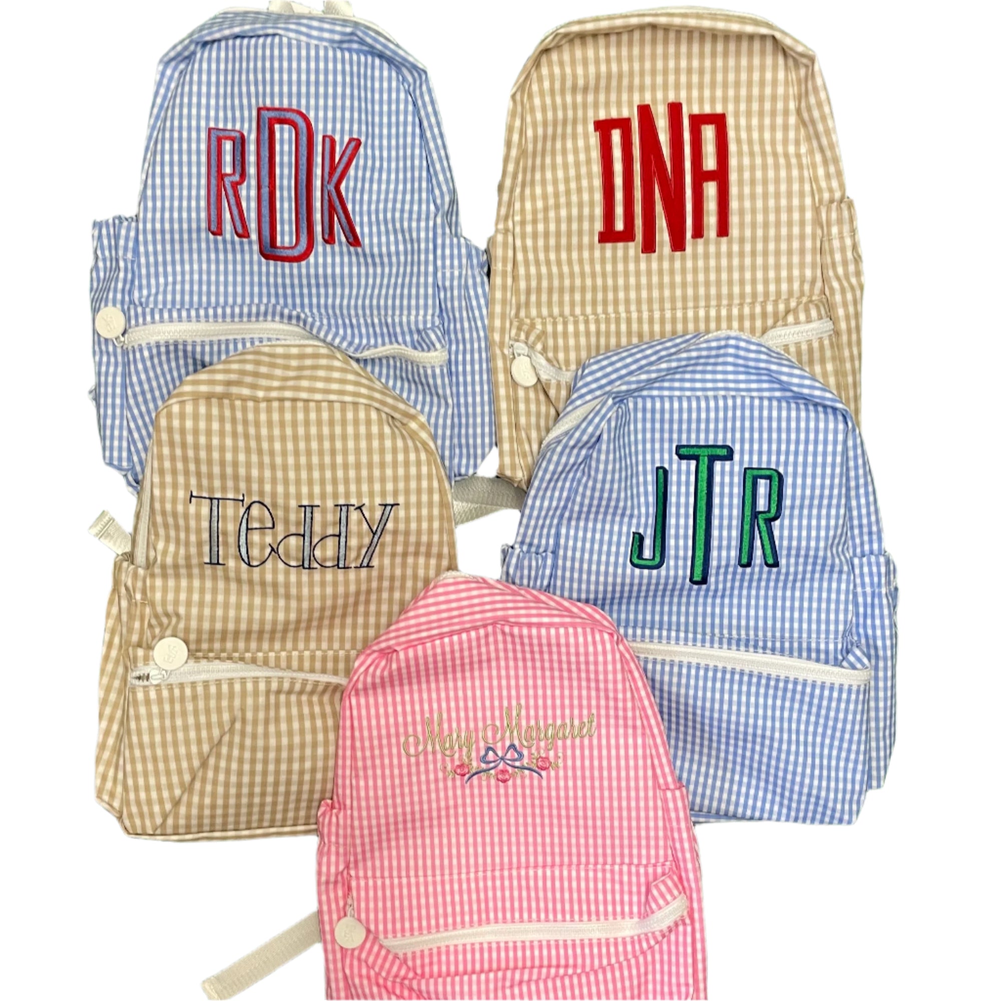 Gingham Backpack by TRVL