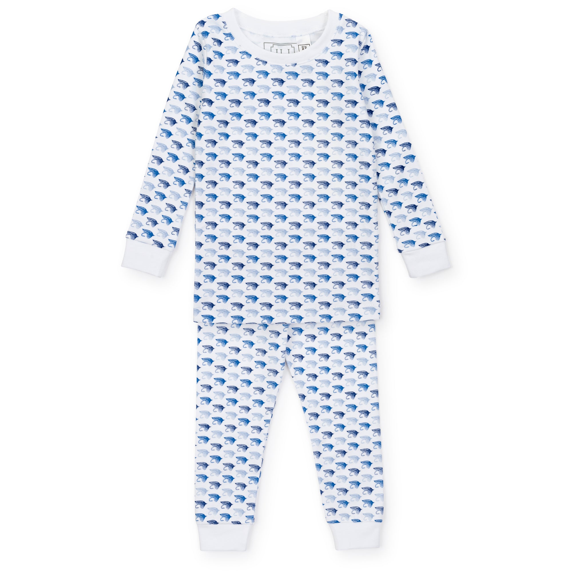 Grayson Boys' Pima Cotton Pajama Pant Set- Fly Fishing