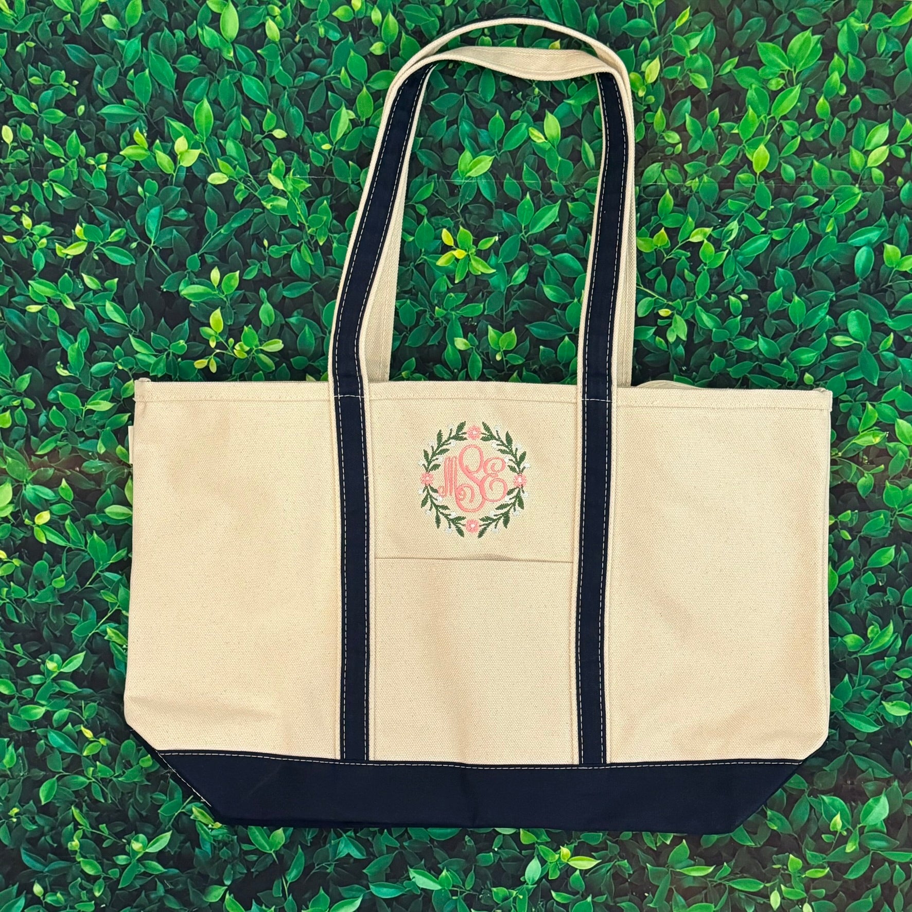 Heavy Duty Canvas Zip Top Tote