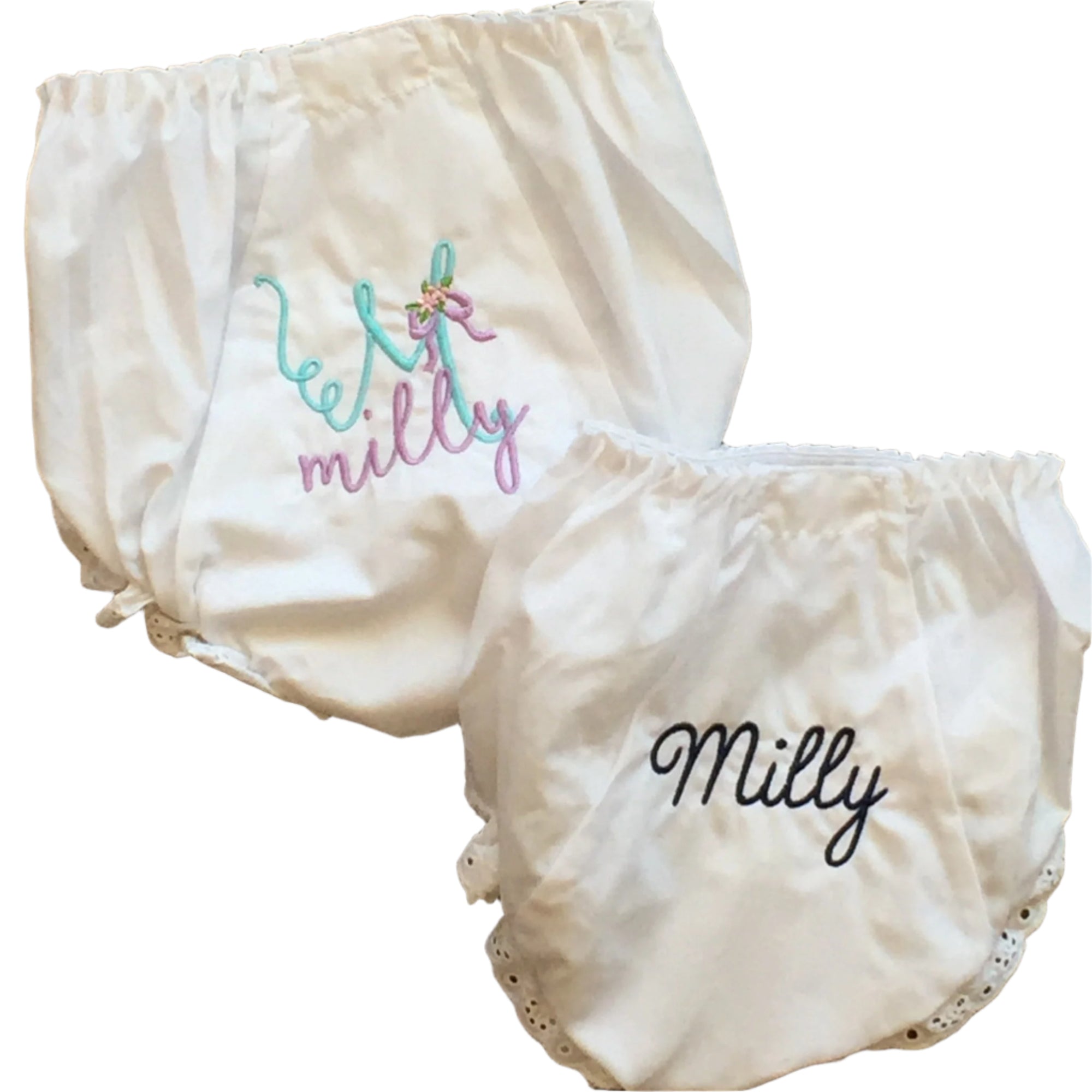 White Eyelet Bloomer