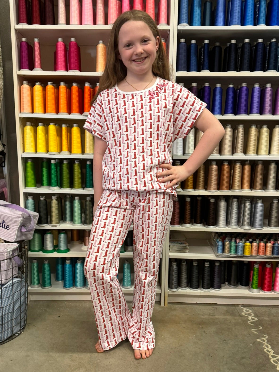 Merrick Girls' Pant Set-- City Boots