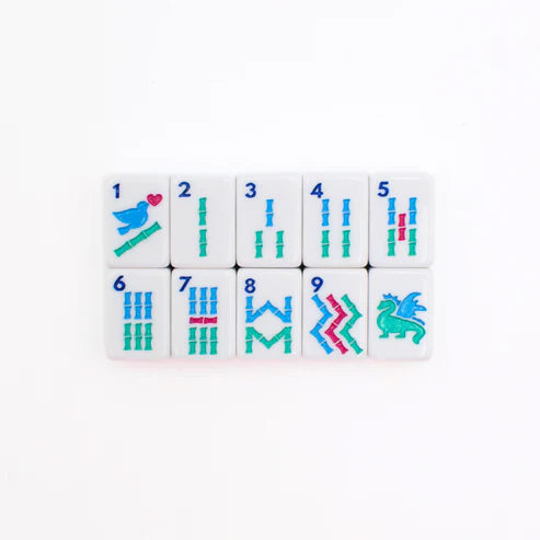 MINI TRAVEL MAHJONG | Mini Anywhere Series | White Tiles