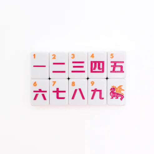 MINI TRAVEL MAHJONG | Mini Anywhere Series | White Tiles