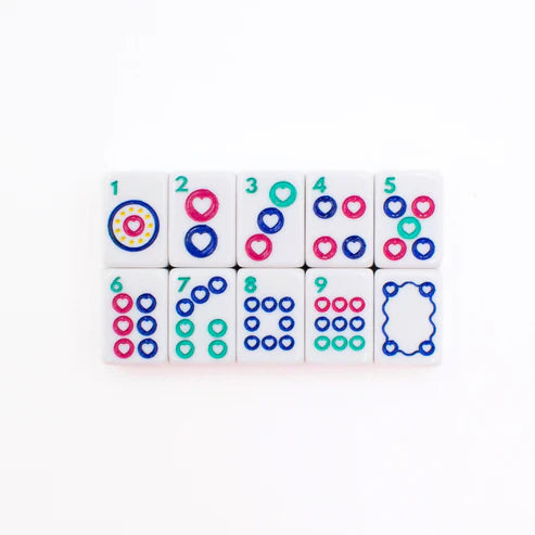 MINI TRAVEL MAHJONG | Mini Anywhere Series | White Tiles