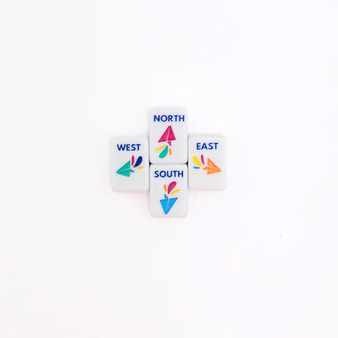 MINI TRAVEL MAHJONG | Mini Anywhere Series | White Tiles