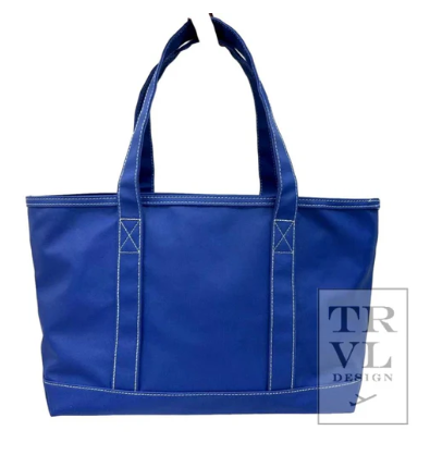 Maxi Coated Canvas Tote by TRVL