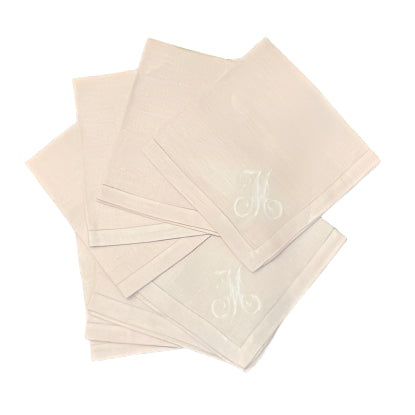 Festival Hemstitch Linen Dinner Napkin-- 101 Colors Available