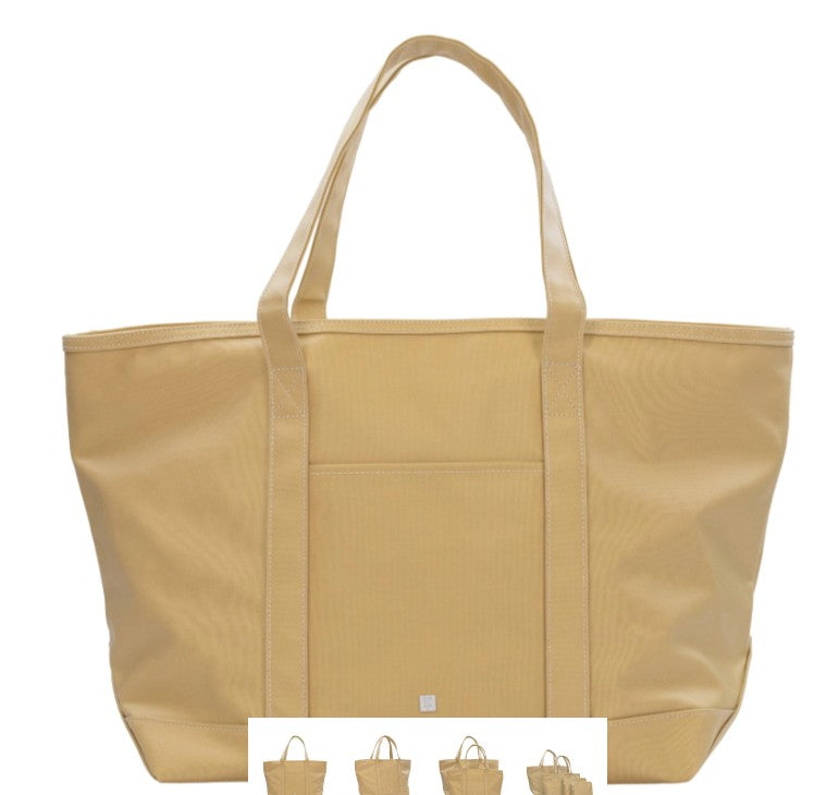 Maxi Coated Canvas Tote by TRVL