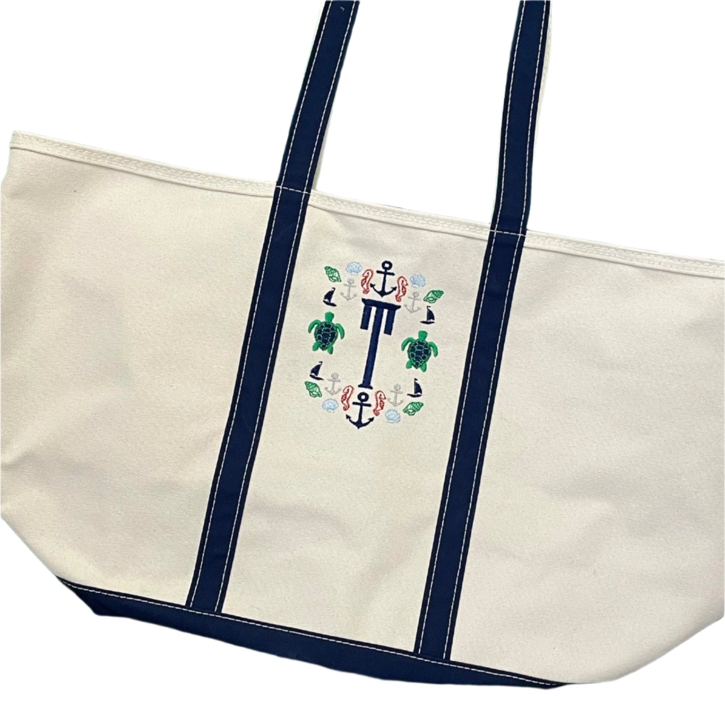 Heavy Duty Canvas Zip Top Tote
