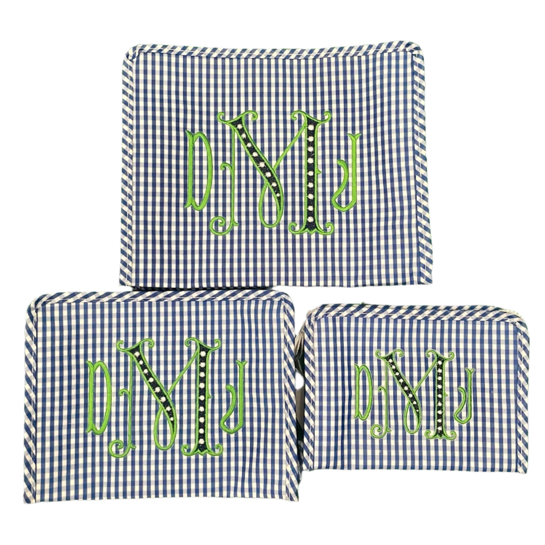 Gingham Roadie Bags by TRVL