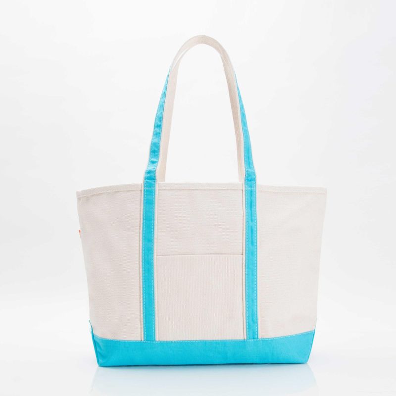 Heavy Duty Canvas Zip Top Tote