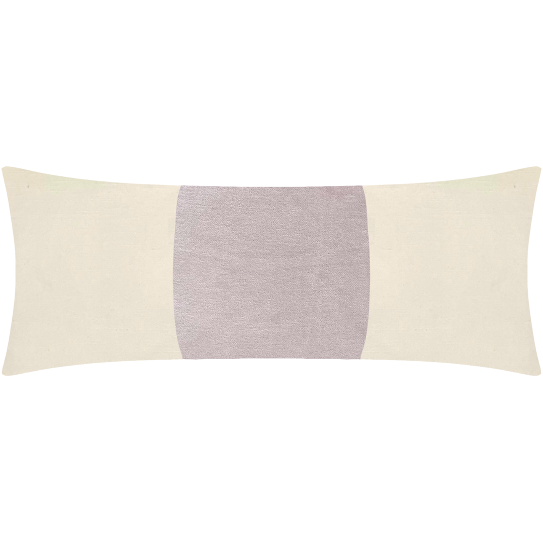 Lavender 14x36 Velvet Panel Pillow with Monogram