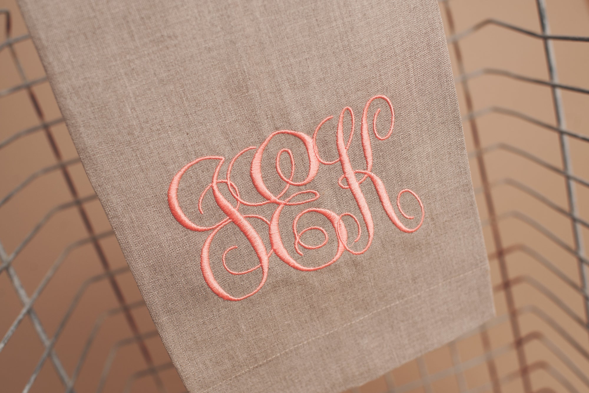 Oatmeal Linen Guest Towel