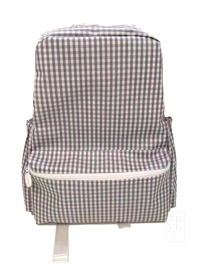 Gingham Backpack by TRVL