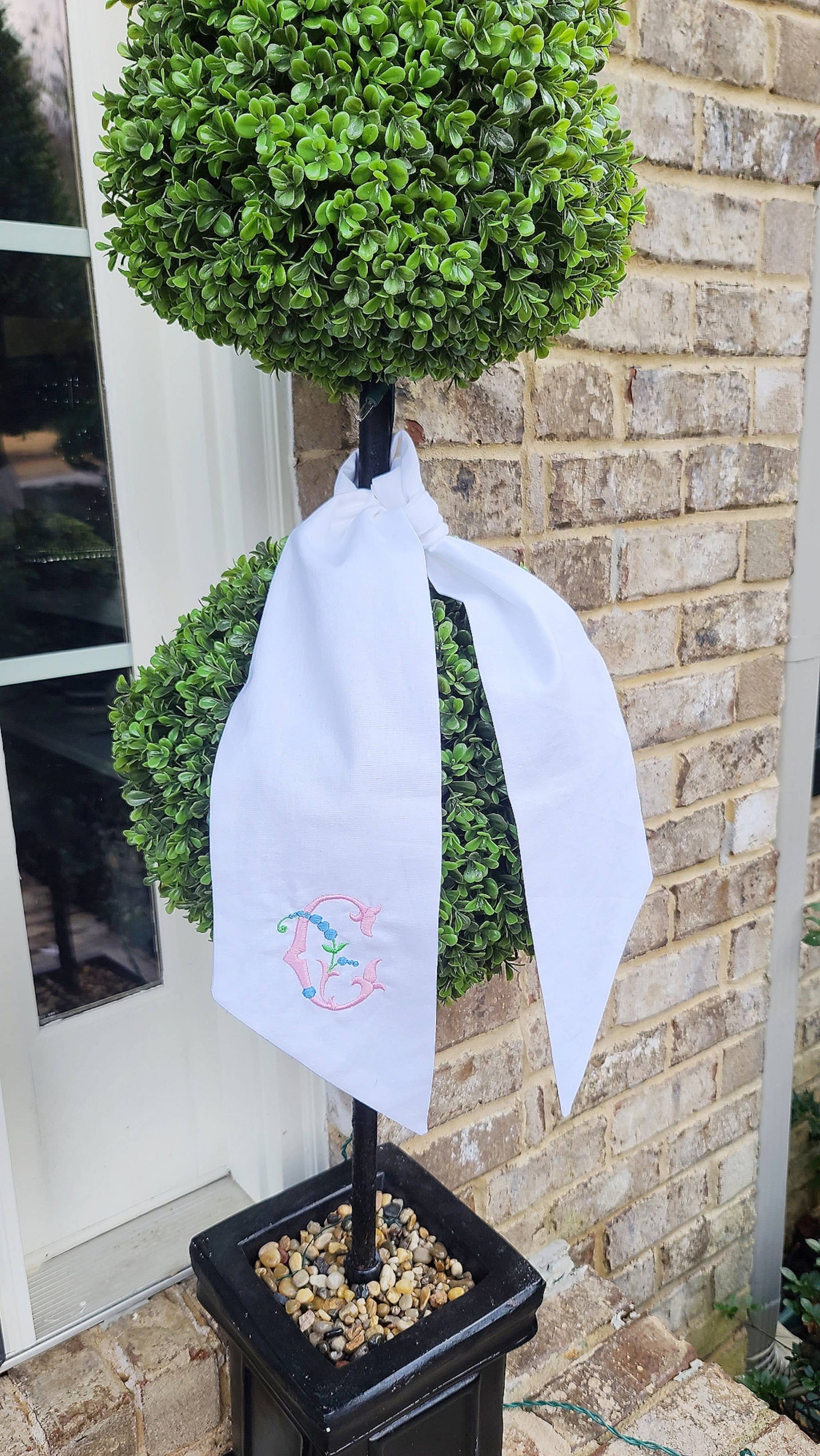 Linen Blend Sash 44"