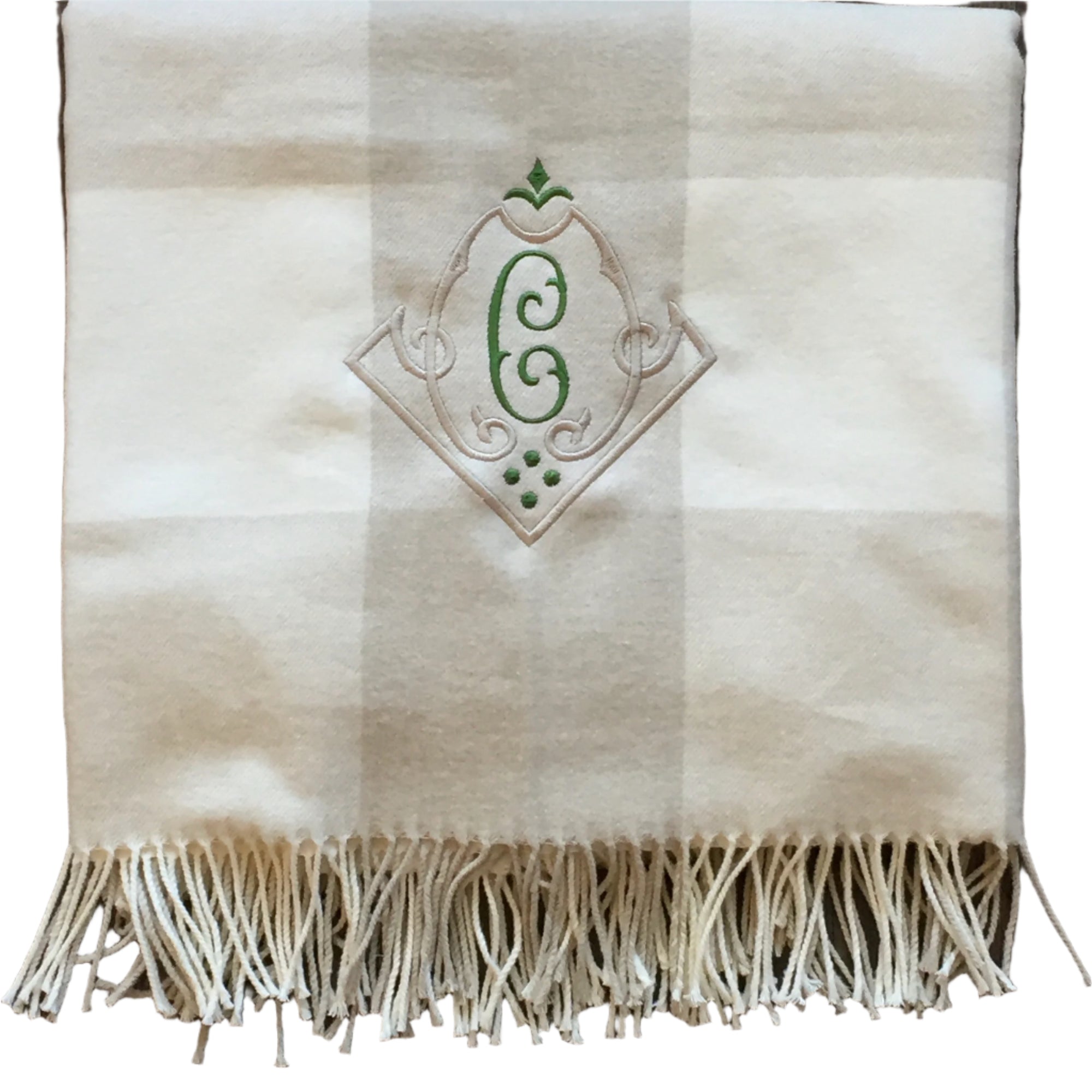 Italian Buffalo Check Throw - Birch