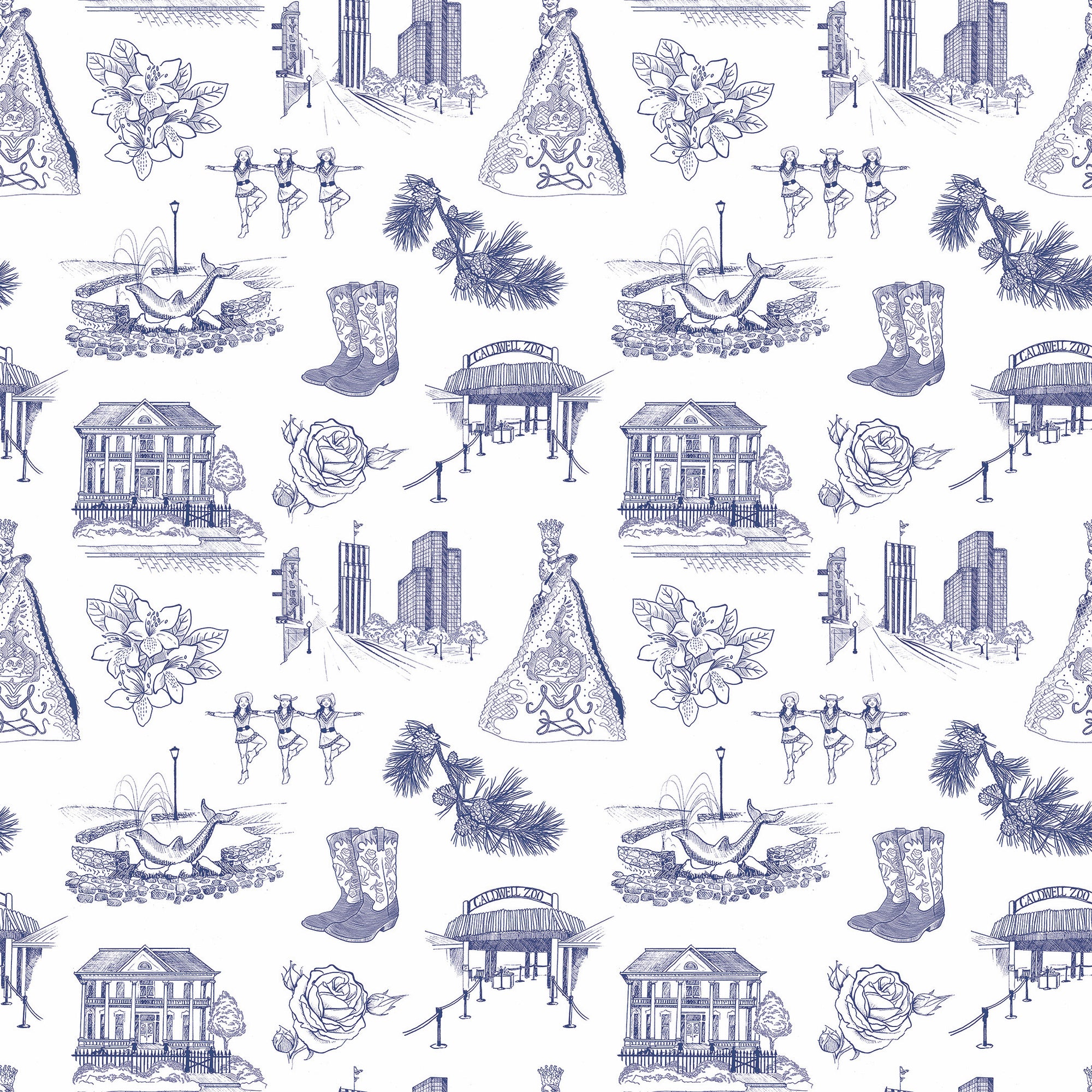 Tyler Toile Robe