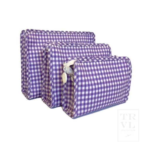 Gingham Roadie Bags by TRVL