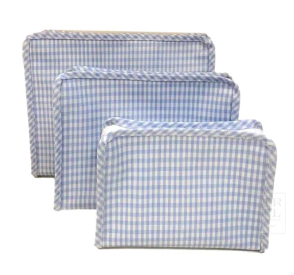 Gingham Roadie Bags by TRVL