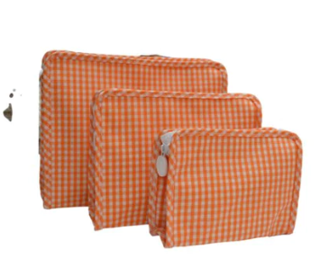 Gingham Roadie Bags by TRVL