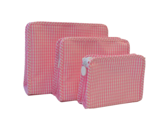 Gingham Roadie Bags by TRVL