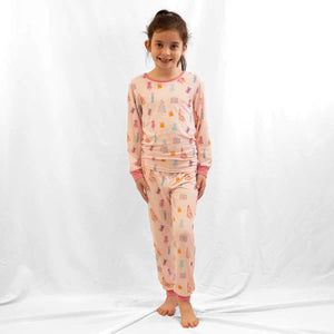 Kids Twinkle Tree Long Sleeve Pajamas Set