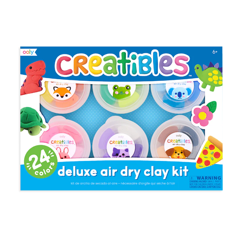Creatibles D.I.Y. Air Dry Clay Kit Set of 24