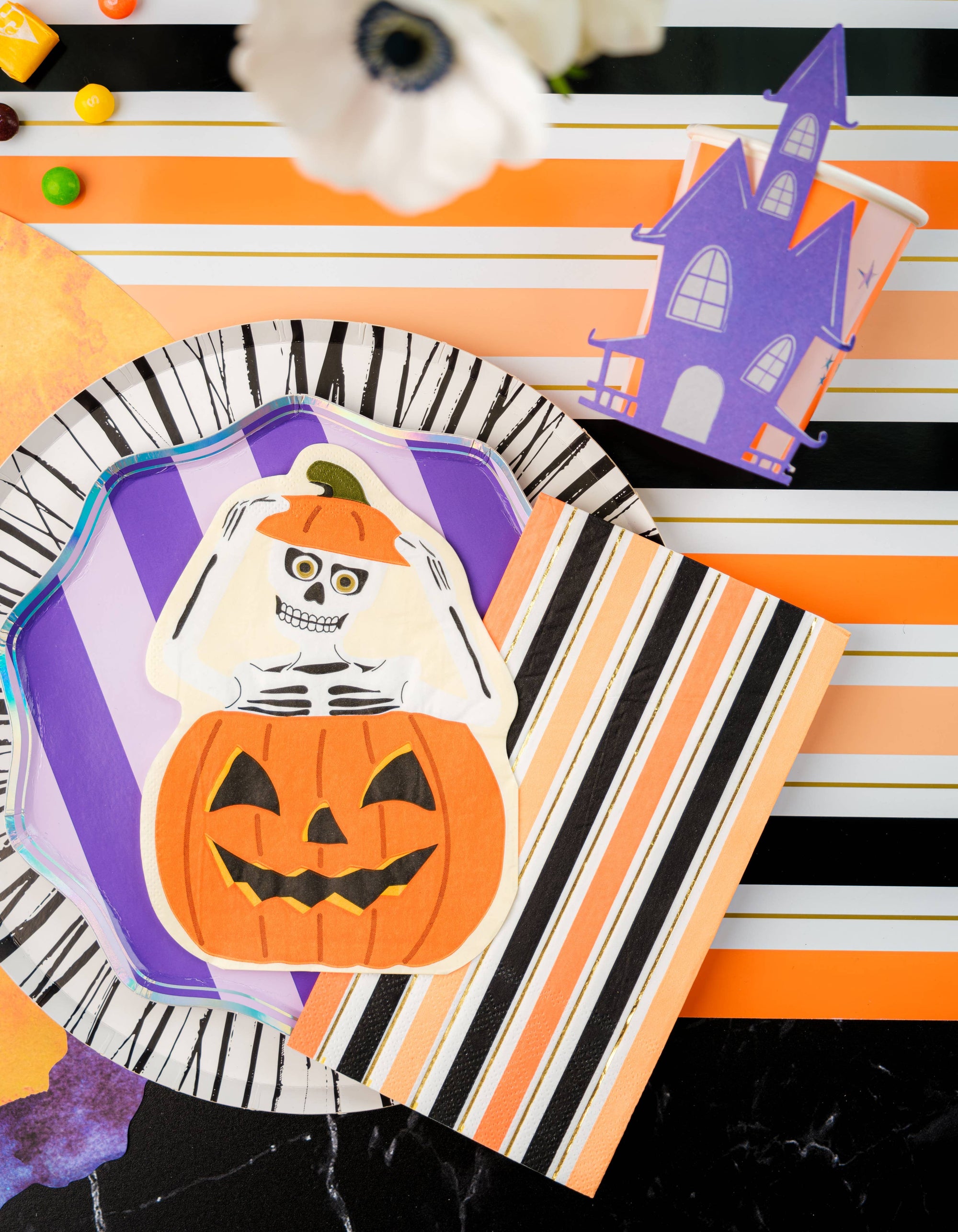 Skelly & Jack Halloween Napkins