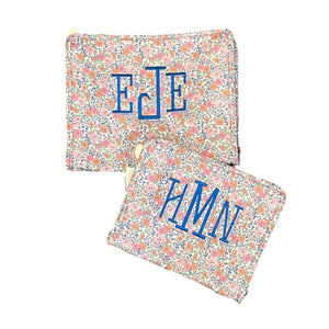 Garden Floral Roadie Bags with Monogram