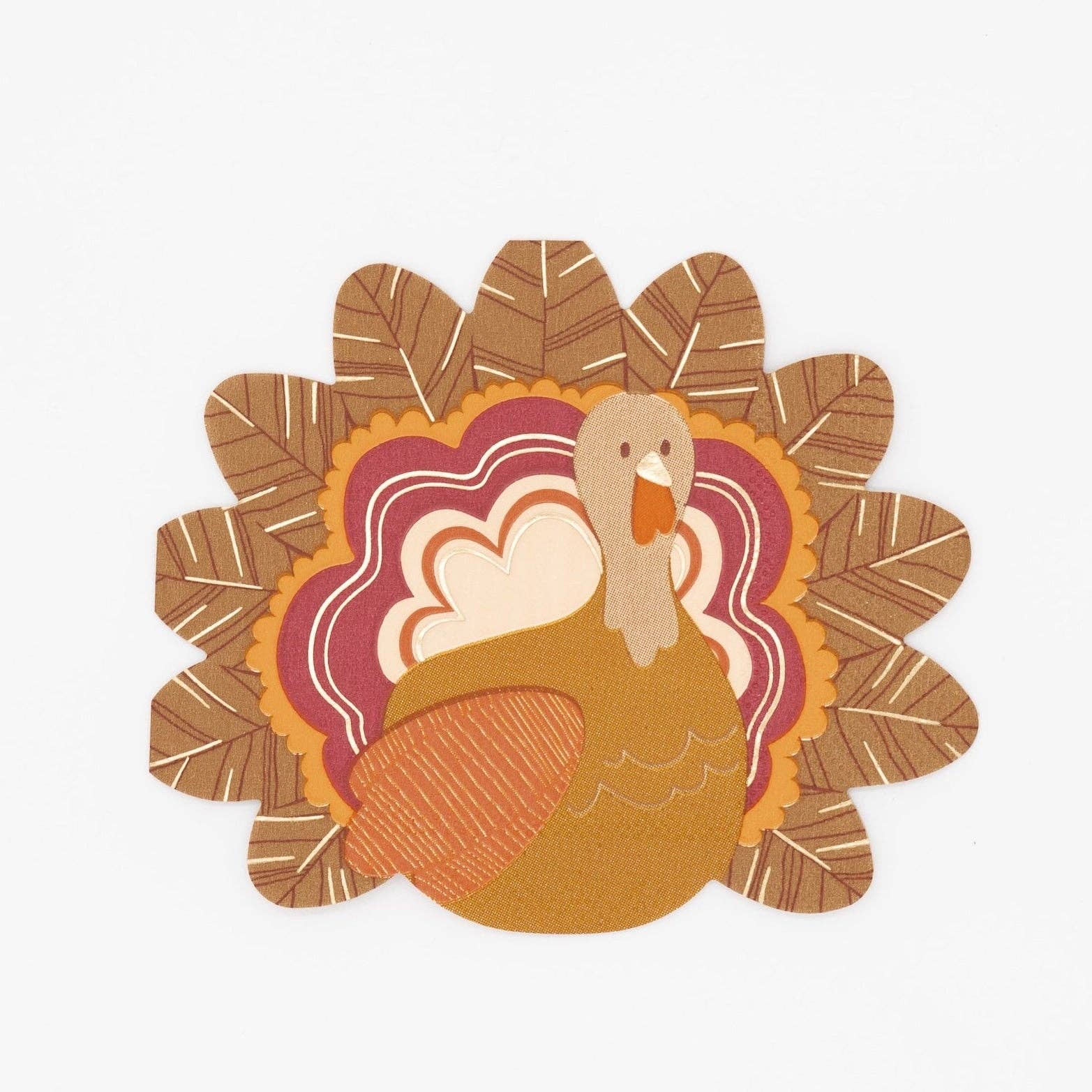 Thanksgiving Turkey Shaped Napkins
