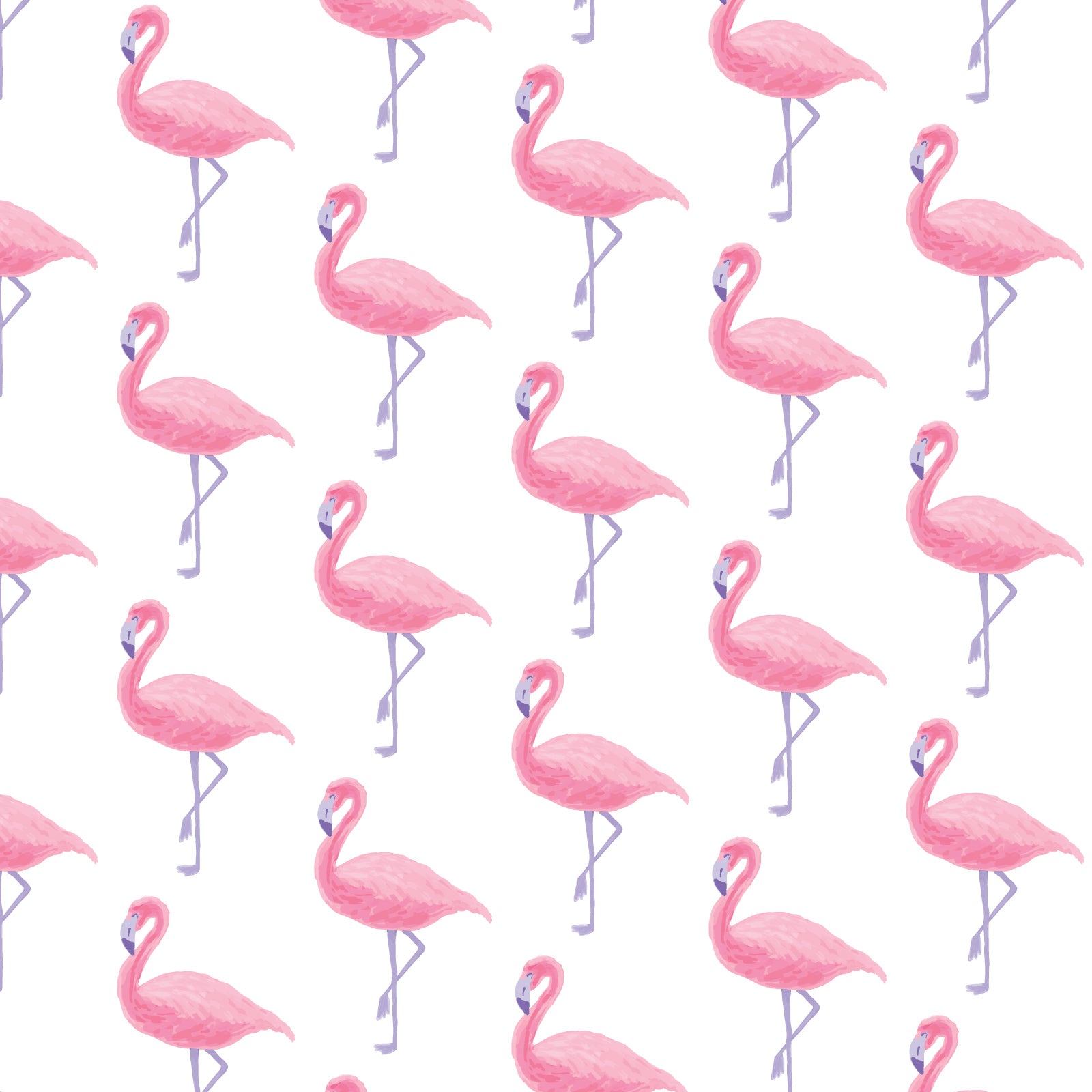 Ava Girls' Fabulous Flamingos Two Piece Pima Cotton Pajamas