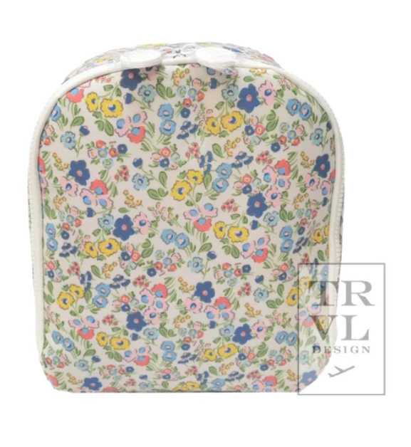 Coated Canvas Posies Bring It Lunch Bag
