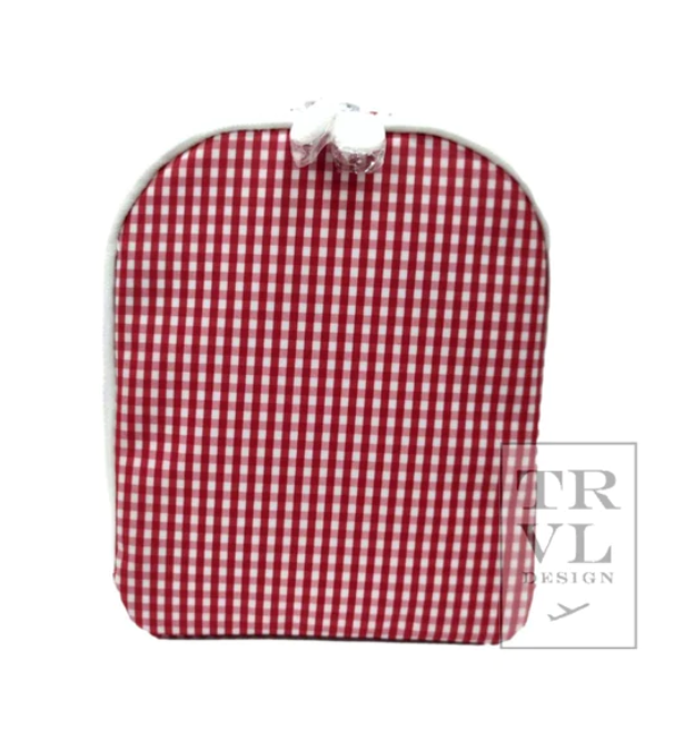 Coated Canvas Gingham Bring It Lunch Bag
