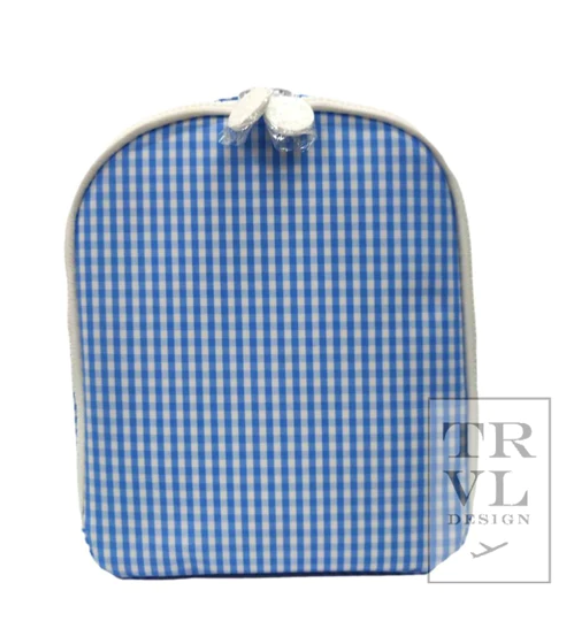 Coated Canvas Gingham Bring It Lunch Bag