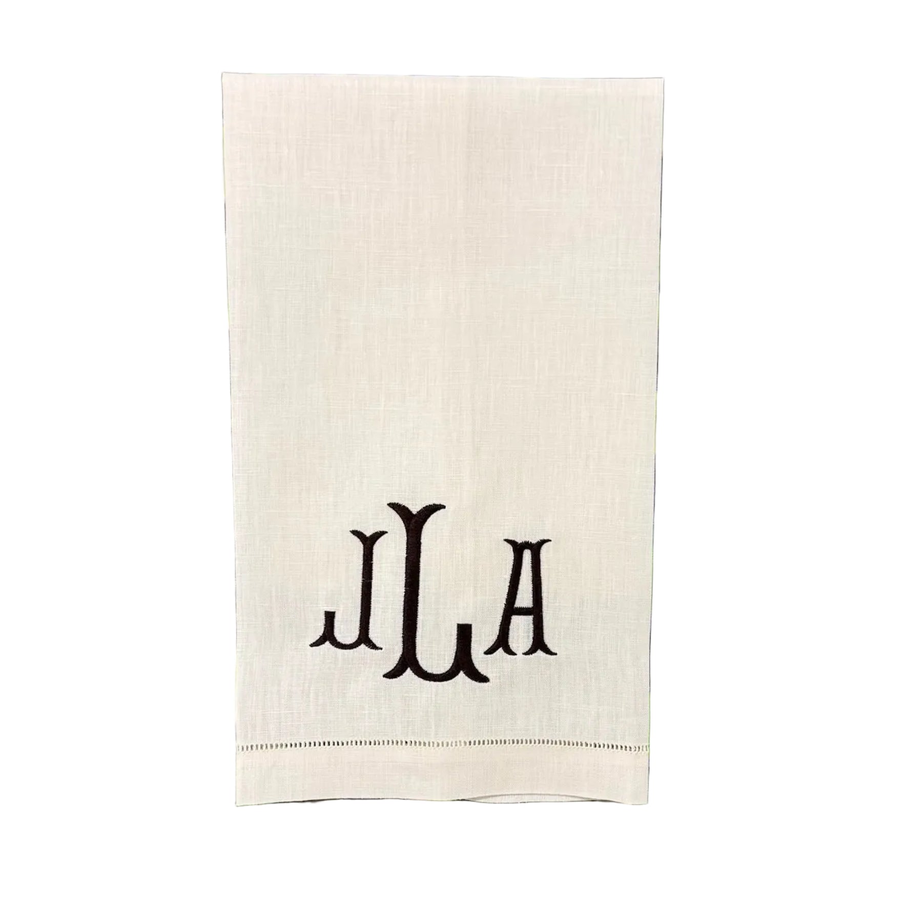 Sferra Classico Linen Hemstitched Guest Towel