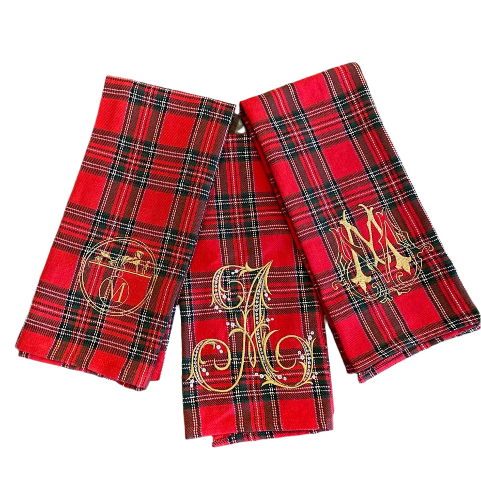 Red Plaid Kitchen Towel