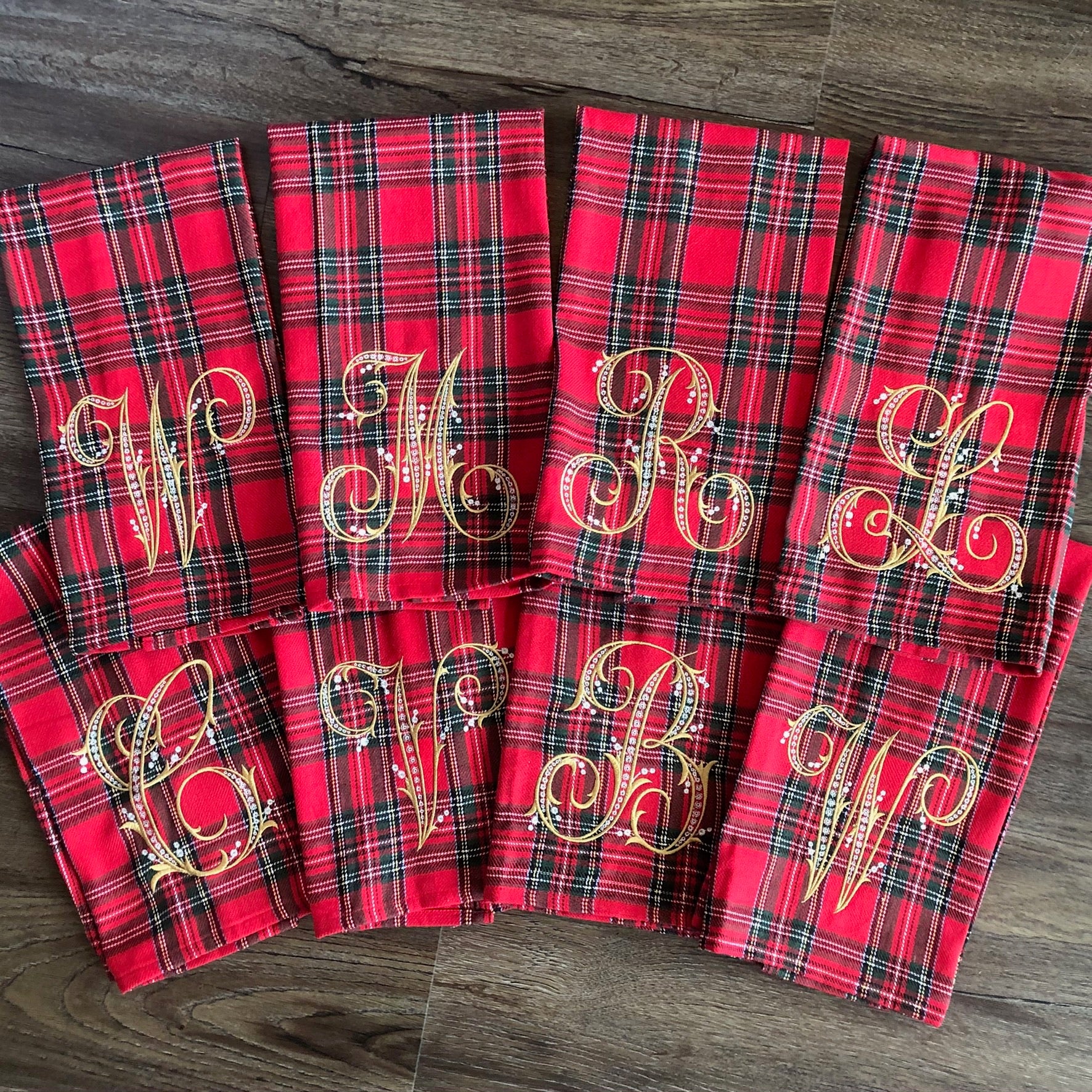 Red Plaid Kitchen Towel
