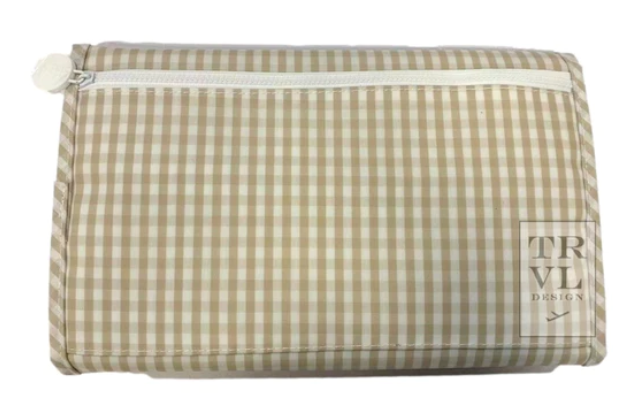 Gingham Changing Pad with Monogram