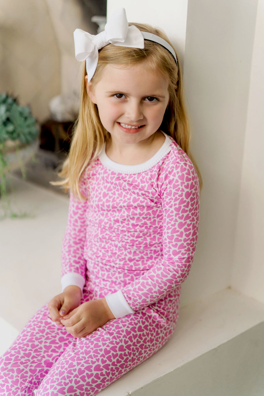 Buy Clovia Print Me Pretty Top & Pyjama Set in Baby Pink - 100