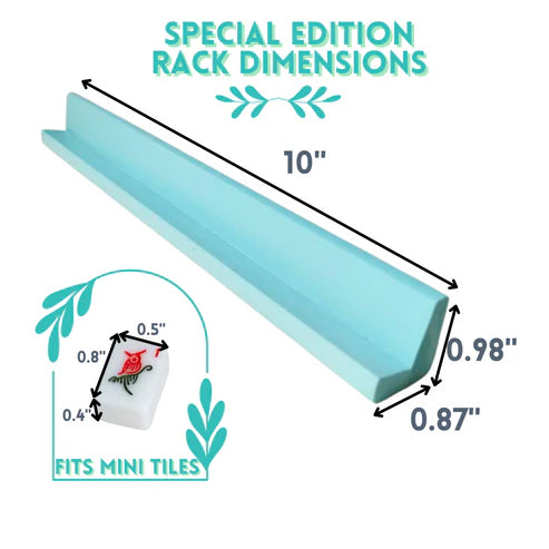 MINI TRADITIONAL SERIES with Upgraded Wooden Racks | American Mahjong Tiny Travel Set