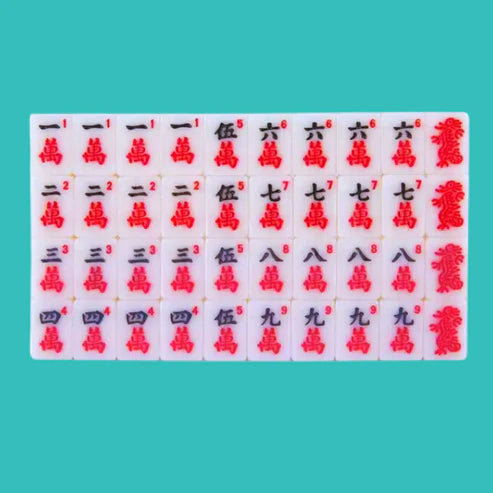 MINI TRADITIONAL SERIES with Upgraded Wooden Racks | American Mahjong Tiny Travel Set