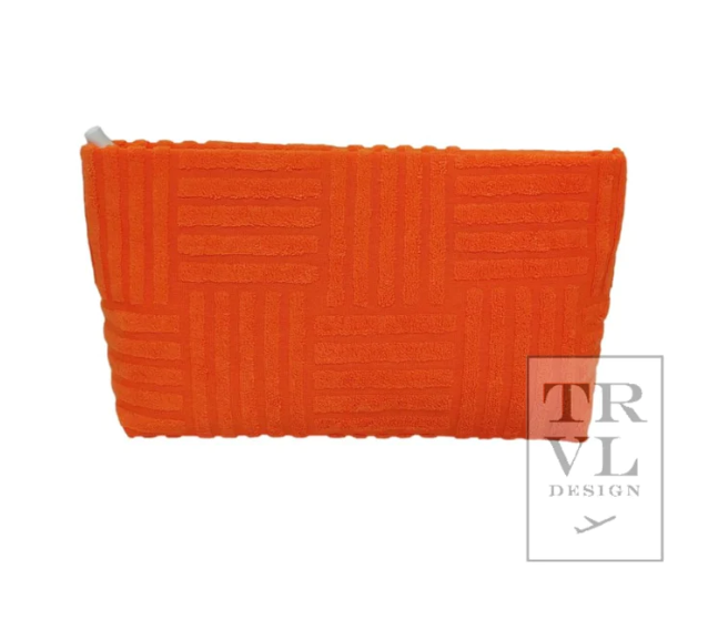 Terry Tile Pouches with Monogram