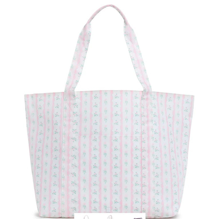 Jumbo Coated Canvas Tote by TRVL