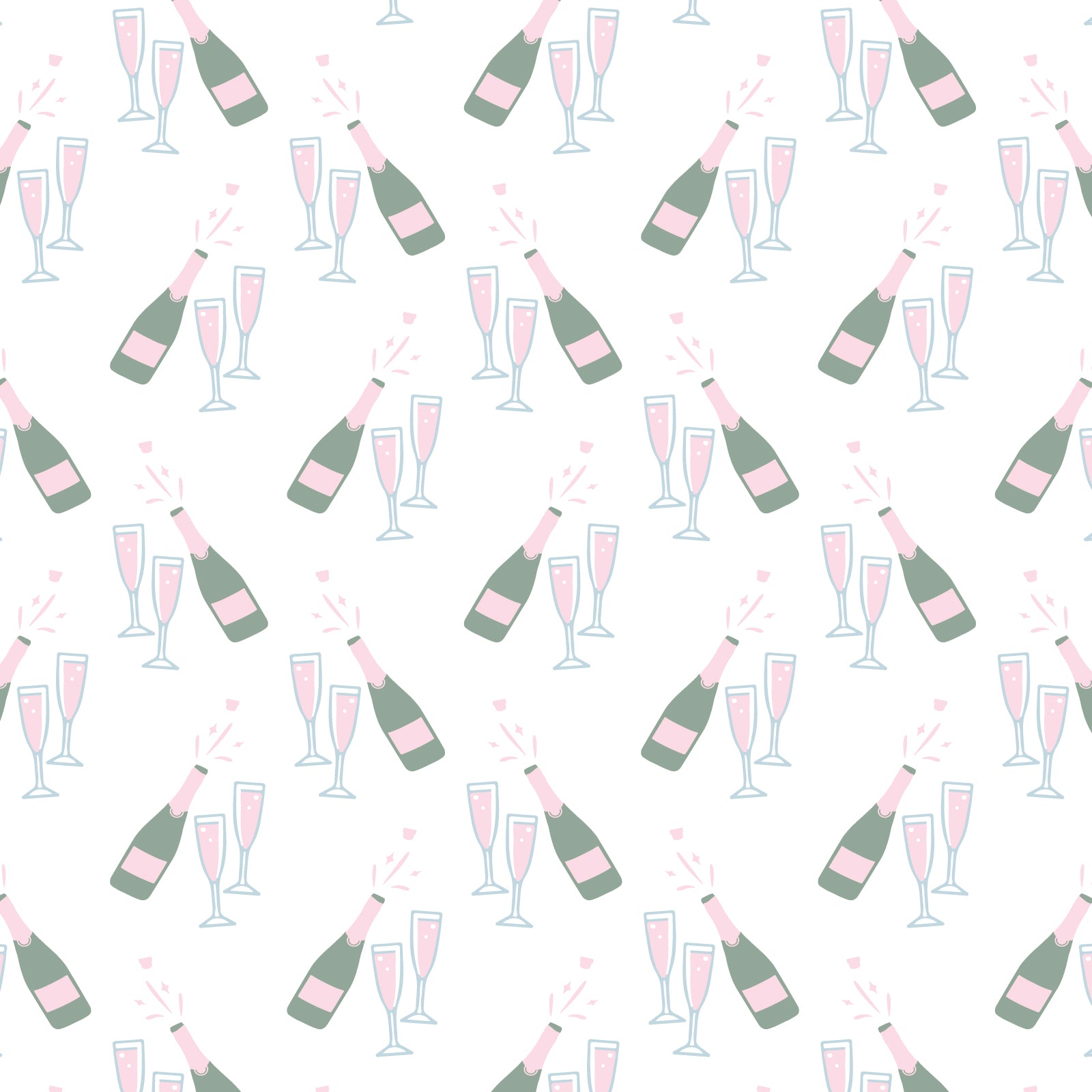 Sassy Women's Cheers to Champagne Pima Cotton Spa Wrap Robe