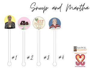 Snoop & Martha Swizzle Stir Sticks